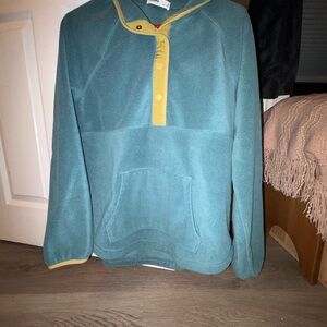 Woman's Teal and Green Sweater